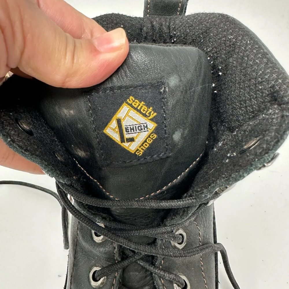 Lehigh 5160 Men's Waterproof Construction Work Steel Toe Boots Black Men's 10M